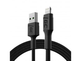 Green Cell GREEN CELL KABEL KABGC21 GC POWERSTREAM USB-A - LIGHTNING 120CM, SZYBKIE ŁADOWANIE