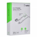 Belkin Kabel Belkin BoostCharge Braided Lightning to USB-A Cable 1m oplot White