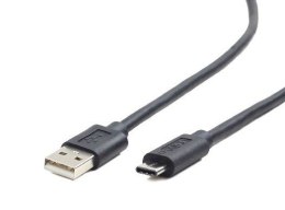GEMBIRD Kabel GEMBIRD CCP-USB2-AMCM-1M (USB 2.0 M - USB typu C M; 1m; kolor czarny)