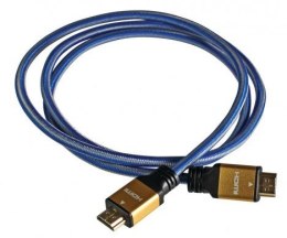 IBOX Kabel IBOX HD04 ULTRAHD 4K 1,5M V2.0 ITVFHD04 (HDMI M - HDMI M; 1,5m; kolor niebieski)