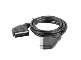 Lanberg Kabel Lanberg CA-EUEU-10CC-0018-BK (SCART M - SCART M; 1,8m; kolor czarny)