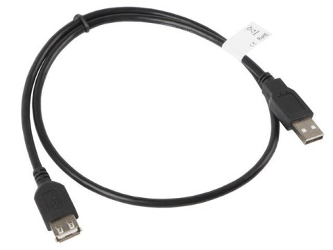 Kabel Lanberg CA-USBE-10CC-0007-BK (USB 2.0 M - USB 2.0 F; 0,7m; kolor czarny) Kabel Lanberg CA-USBE-10CC-0007-BK (USB 2.0 M - USB 2.0 F; 0,7m; kolor czarny)