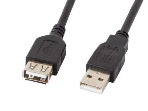 Kabel Lanberg CA-USBE-10CC-0018-BK (USB 2.0 M - USB 2.0 F; 1,8m; kolor czarny) Kabel Lanberg CA-USBE-10CC-0018-BK (USB 2.0 M - USB 2.0 F; 1,8m; kolor czarny)