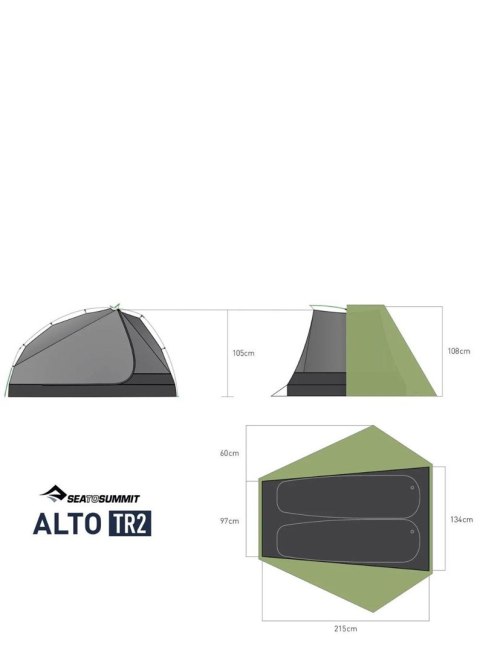 Namiot dwuosobowy SEA TO SUMMIT Alto TR2 Namiot dwuosobowy SEA TO SUMMIT Alto TR2