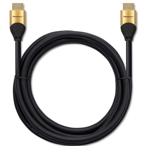 QOLTEC KABEL HDMI V2.1 ULTRA HIGH SPEED 8K | 60HZ | 28AWG | GOLD | 3M QOLTEC KABEL HDMI V2.1 ULTRA HIGH SPEED 8K | 60HZ | 28AWG | GOLD | 3M