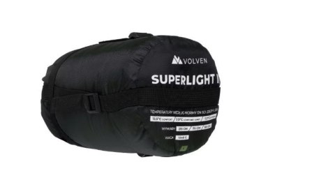 Śpiwór Turystyczny Volven Superlight II - Oliwkowy Prawy