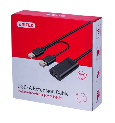 UNITEK WZMACNIACZ SYGNAŁU USB 2.0, 10M, PREMIUM UNITEK WZMACNIACZ SYGNAŁU USB 2.0, 10M, PREMIUM