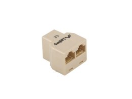 Lanberg LANBERG ZŁĄCZKA SIECIOWA RJ45 -> 2X RJ45 AD-RJ45-2RJ45-OU
