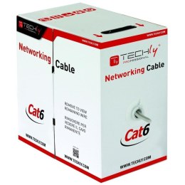 TECHly TECHLY SKRĘTKA U/UTP CAT6 LINKA 305M CCA SZARA ITP