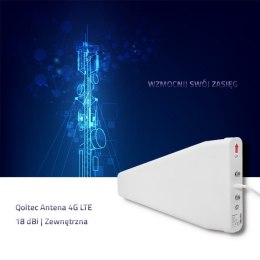 Qoltec QOLTEC ANTENA 4G LTE | 18DBI | ZEWNĘTRZNA