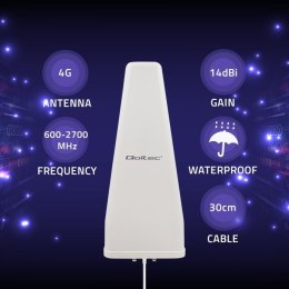 Qoltec QOLTEC ANTENA 4G LTE DUAL | 14DBI | DOOKÓLNA | ZEWNĘTRZNA