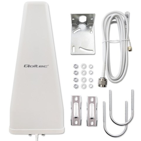 QOLTEC ANTENA 4G LTE DUAL | 14DBI | DOOKÓLNA | ZEWNĘTRZNA QOLTEC ANTENA 4G LTE DUAL | 14DBI | DOOKÓLNA | ZEWNĘTRZNA