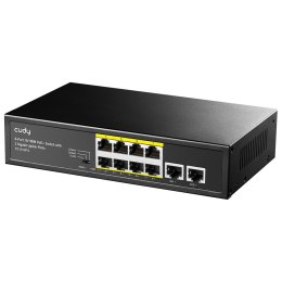 CUDY Switch CUDY FS1010PG 8-Port 10/100M PoE+ 120W 2xGbE Uplink