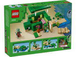 Lego LEGO Minecraft 21254 Domek na plaży żółwi